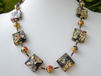 Klimt 20MM & 10MM Bead Necklace